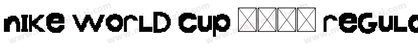 Nike World Cup 1998 Regular字体转换